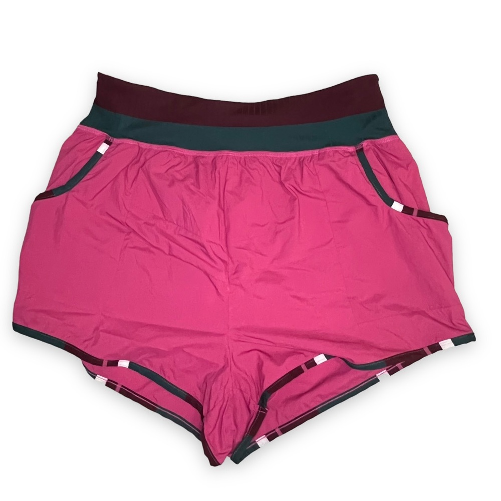 Free People Pink Athletic Shorts with Pockets